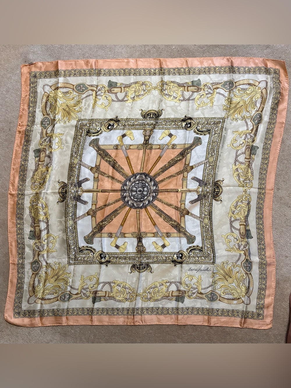 ANDREA ZANELLATO SILK SCARF